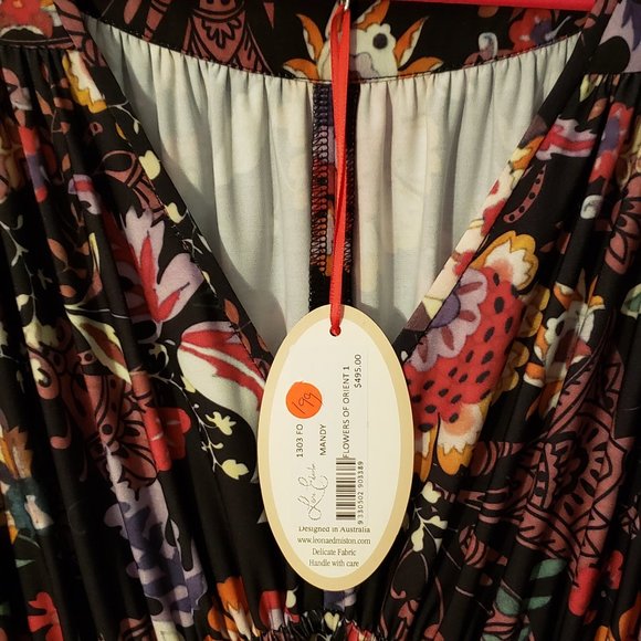 Leona Edmiston Mandy Flowers of Orient Floral Maxi - Picture 10 of 10